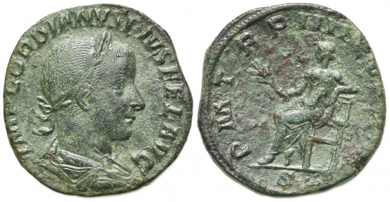 Gordian III (238-244). Æ Sestertius (29mm, 18.14g, 1h). Rome, AD 241. Laureate, ...