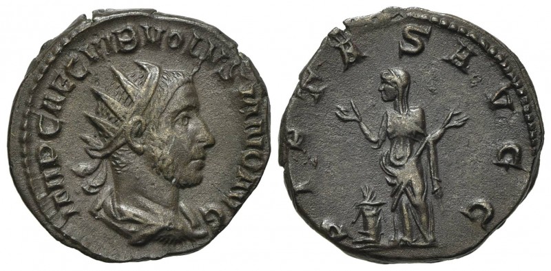 Volusian (251-253). AR Antoninianus (20.5mm, 3.36g, 2h). Rome. Radiate, draped a...