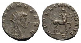 Gallienus (253-268). Antoninianus (20mm, 3.79g, 8h). Rome, 267-8. Radiate head r. R/ Centaur advancing r., drawing bow; Z. RIC V 163; RSC 72. VF