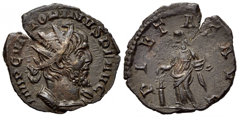 Victorinus (269-271). Radiate (20mm, 2.02g, 12h). Colonia Agrippinensis, AD 270....