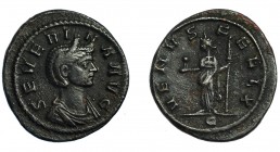 SEVERINA. Antoniniano. Roma (270-275). R/ Venus a izq. con cetro y figura; VENVS FELIX. VE 2,50 g. 20 mm. RIC-6. MBC.