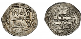 EMIRATO INDEPENDIENTE. Abd al-Rahman II. Dirham. Al-Andalus. 215 H. AR 2,27 g. 24 mm. V-142. MBC+.
