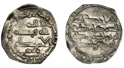 EMIRATO INDEPENDIENTE. Muhammad I. Dirham. Al-Andalus. 242 H. AR 1,98 g. 25 mm. V-245. MBC+.