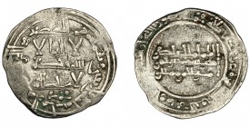 CALIFATO. Abd al-Rahman III. Dirham. Madinat al-Zahra. 342 H. AR 3,08 g. 22 mm. V-424. MBC/MBC-.