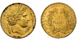 FRANCIA. 20 francos. 1851 A. KM-762. EBC-.