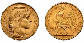 FRANCIA. 20 francos. 1914. III República. KM-857. FR-596a. SC.
