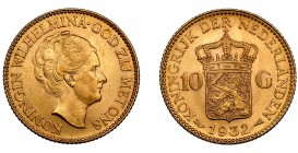 HOLANDA. 10 Gulden. 1932. KM-162. SC.
