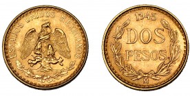 MÉXICO. 2 pesos. 1945. KM-461. FR-170 R. SC.