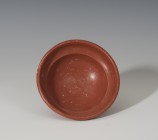 ROMA. Imperio Romano. Cuenco (I-II d.C.). Terra sigillata. Sellado. Altura 5,3. Diámetro 12,1 cm.