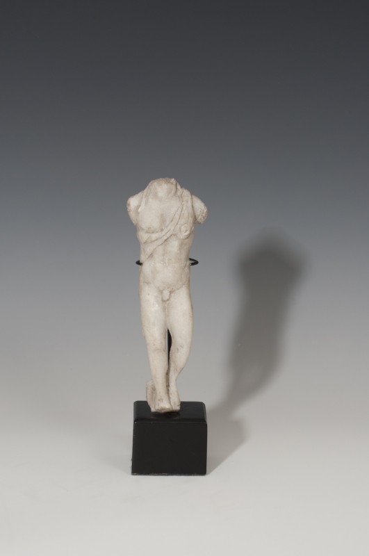 ROMA. Imperio Romano. Figura de Hércules (II-III d.C.). Mármol. Con piel de león...