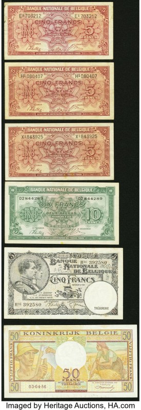 Belgium Group Lot of 14 Examples Very Good-Extremely Fine. 

HID09801242017

© 2...