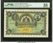 Greece Bank of Crete 100 Drachmai 1914-17 Pick S154b PMG Choice Very Fine 35. Minor rust.

HID09801242017

© 2020 Heritage Auctions | All Rights Reser...