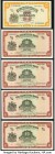 Hong Kong Chartered Bank Group Lot of 5 Examples Very Fine-About Uncirculated. 

HID09801242017

© 2020 Heritage Auctions | All Rights Reserved