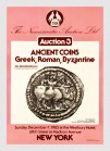 The Numismatic Auction. 3. New-York. 1 December 1985. Dany Bendenoun auctioneer. Advertising poster. 53x36cm. The Orrescii cover coin, former Jacques ...