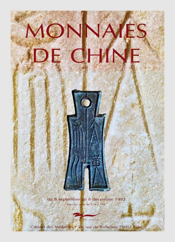 Bibliothèque nationale. "Monnaies de Chine". Cabinet des médailles, Paris. 8 Sep...