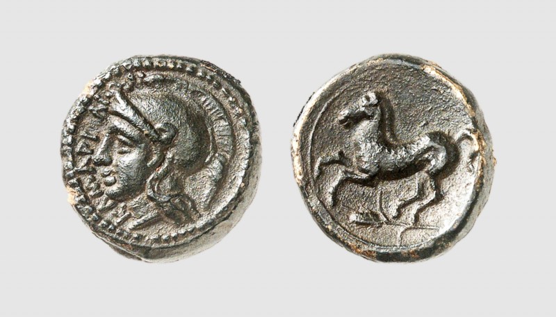 Sicily. Camarina. 340-300 BC. Æ (3.56g, 1h). SNG Copenhagen 170; Westermark 208....