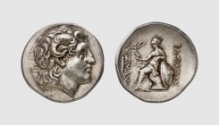 Thrace. Lysimachos. Lampsakos. 297-281 BC. AR Tetradrachm (16.99g, 1h). Thompson 59; Tradart 6.43 (this coin). Lightly toned. Struck on a broad flan w...