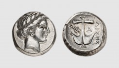 Thrace. Apollonia Pontika. 420-400 BC. AR Tetradrachm (16.91g, 1h). Paunov 29 = Topalov 20.1 (this coin). Lightly toned. Apparently the 3rd and finest...