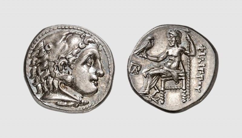 Macedon. Philip III. Kolophon (under Menander or Kleitos). 322-319 BC. AR Drachm...