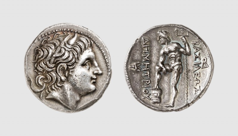 Macedon. Demetrios Poliorketes. Amphipolis. 291-283 BC. AR Tetradrachm (17.15g, ...