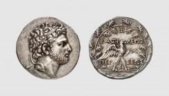 Macedon. Perseus. Pella or Amphipolis. 174-173 BC. AR Tetradrachm, reverse die probably signed by the Master Zoïlos (16.79g, 1h). Mamroth 4; Callataÿ ...