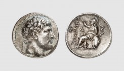 Mysia. Attalos. Pergamon. 241-197 BC. AR Tetradrachm (16.99g, 12h). Westermark 4B; SNG von Aulock 1358. Old cabinet tone. With a bold portrait of exce...