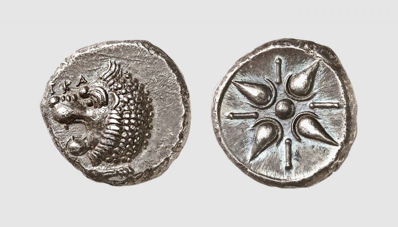 Caria. Hekatomnos. Milet. 395-377 BC. AR Tetrobol (4.26g). Konuk 42; SNG Keckman...