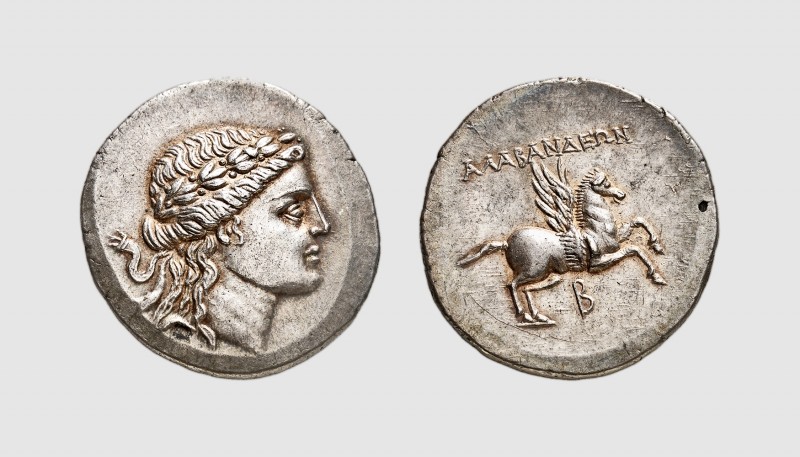 Caria. Alabanda. 165-160 BC. AR Tetradrachm (16.61g, 12h). SNG von Aulock -; Tra...