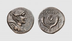Phrygia. Philomelion. Time of Mithridates VI. Æ (7.36g, 12h). BMC 3; SNG von Aulock 3916. Lovely brown patina. Choice extremely fine. From the Sadijas...