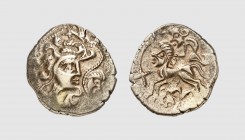 Celtica. The Veneti. Vannes area. 1st century BC. AV Stater (6.92g, 1h). DT -; SENA 6.58 (this coin). Lightly toned. Struck on a broad flan. Good very...
