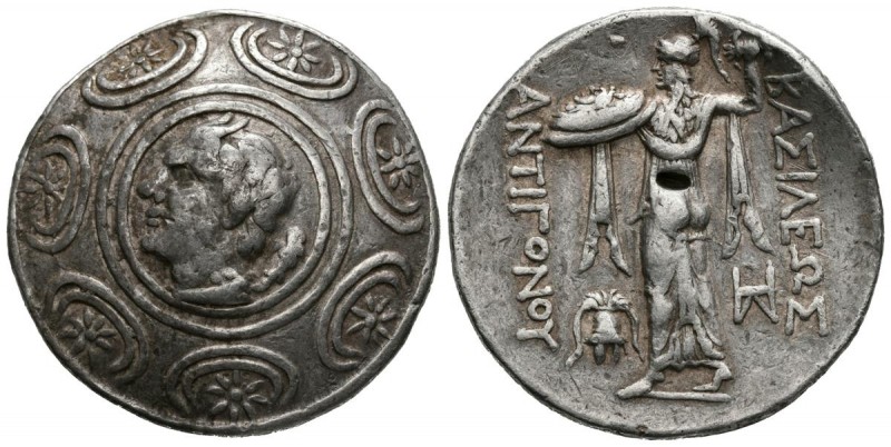 KINGS OF MACEDONIA, Antigones II Gonatas. Tetradrachm. (Ar. 17.00g \/ 31mm). 277...