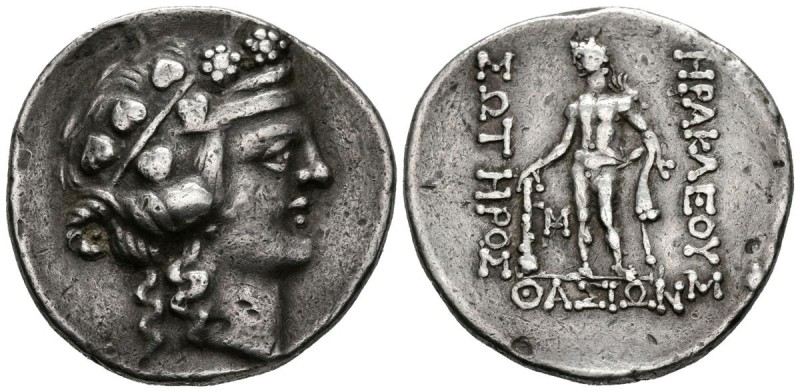 THRACE ISLANDS, Thasos. Tetradrachm. (Ar. 16.73g \/ 32mm). 140-110 BC Anv: Juven...
