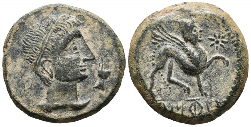 CASTULO (Cazlona, Ja\u00e9n). As. (Ae. 12.85g \/ 26mm). 180 BC Anv: Diademic mal...