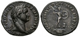 DOMITIAN. Denarius. (Ar. 3.22g \/ 20mm). 86 AD Rome. (RIC 454). XF.