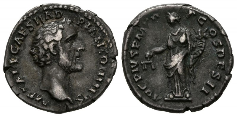 ANTONINO PIO. Denarius. (Ar. 3.19g \/ 18mm). 138 AD Rome. (RIC 10). F.