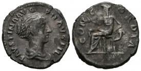 FAUSTINA II. Denarius. (Ar. 3.34g \/ 18mm). 147-161 AD Rome (RIC 502a). F.