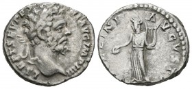 SEPTIMIUS SEVERUS. Denarius. (Ar. 3.28g \/ 18mm). 194-195 AD Rome. (RIC 40). F.