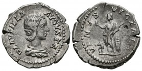 PLATE. Denarius. (Ar. 3.55g \/ 20mm). 202-205 AD Rome. (RIC 369). VF.