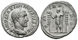 MAXIMINO I. Denarius. (Ar. 3.07g \/ 21mm). 235 AD Rome. (RIC 3). VF.