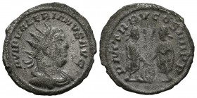 VALERIAN. Antoninian. (Ar. 3.00g \/ 22mm). 257-260 AD Antioch. (RIC 277). F.