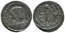 CONSTANTINE I. Follis. (Ae. 3.27g \/ 22mm). 313 AD Siscia. (RIC 234c). F.