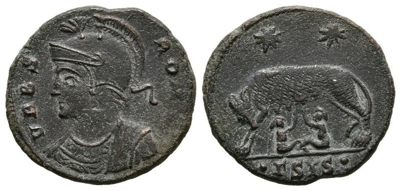 CONSTANTINE I. Centennial. (Ae. 2.68g \/ 18mm). 333-335 AD Siscia. (RIC 240). Co...