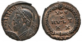 JULIAN II. Follis. (Ae. 3.45g \/ 17mm). 360-363 AD Antioch. (RIC 219). VF.