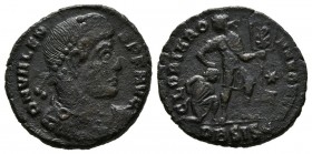 VALENS. Nummus. (Ae. 2.51g \/ 18mm). 364-367 AD Siscia. (ICR 5b). VF\/ F.