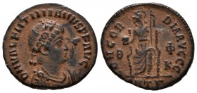 VALENTINIAN III. Centennial. (Ae. 2.30g \/ 18mm). 375-392 AD Antioch. (ICR 10a). VF.
