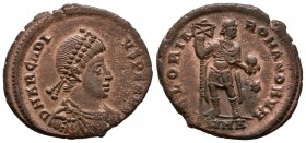 ARCADIUS. Follis. (Ae. 4.89g \/ 23mm). 392-395 AD Heraclea. (ICR 27b). XF.