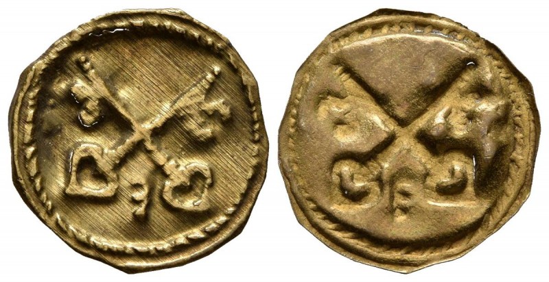 VIC, La Seu. Pellofa. (La. 0.17g \/ 14mm). (Cru.L. 2278). Cartouche of dots. AU.