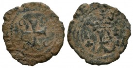 CARLOS I, of Navarra (1295-1328). 1 Cornado. (Ae. 0.73g \/ 14mm). Kingdom of Navarra. (Cru VS 1328). VG.