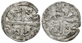 ALFONSO IX. Money. (1188-1230). Santiago de Compostela. FAB-130.2. Ve 0.69g. VG.