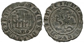 HENRY III (1390-1406). White (Ae. 1.82g \/ 22mm). Burgos. (FAB-597). F.
